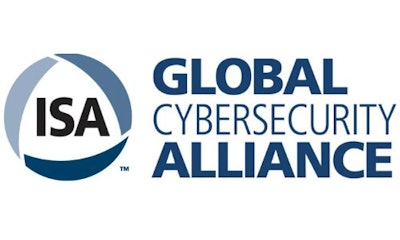 Logo de la Alianza Global de Ciberseguridad de la ISA
